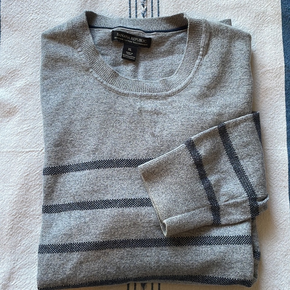 Pima Cotton/ Cashmere Men’s Sweater